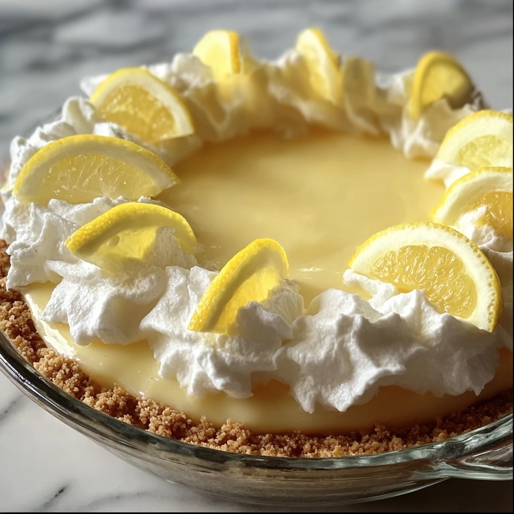 Refreshing Lemonade Pie Recipe - Recipe Image