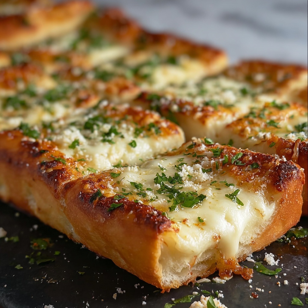 Garlic Parmesan Breadsticks Recipe - Recipe Image