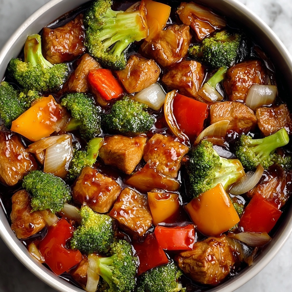 Sweet & Savory Chicken Stir Fry with Bell Peppers and Broccoli Recipe - Recipe Image