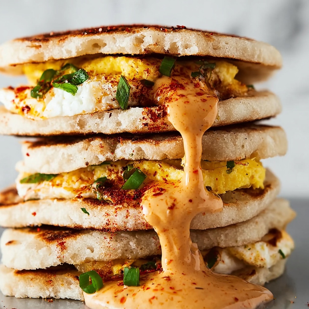 Spicy Chipotle Egg Breakfast Sandwiches Recipe - Recipe Image