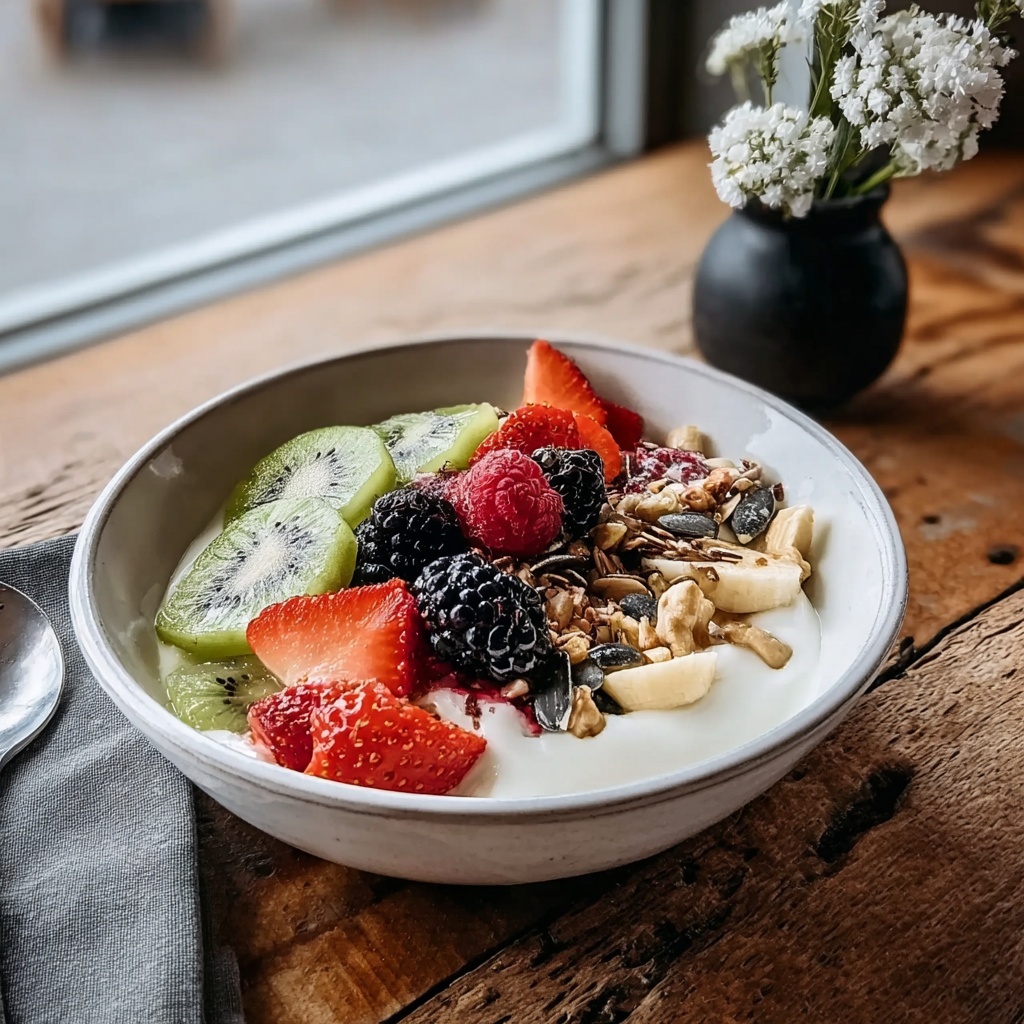 Breakfast Fruit Salad with Fresh Mint Recipe - Recipe Image