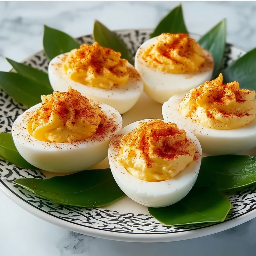 Deviled Egg Tulips Recipe - Recipe Image