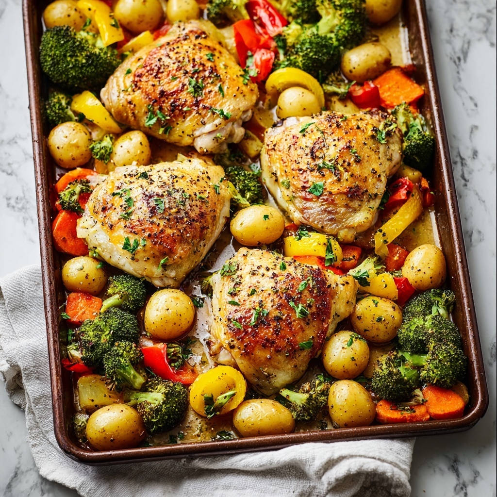 Creamy Ranch Chicken Sheet Pan Dinner Recipe - Recipe Image