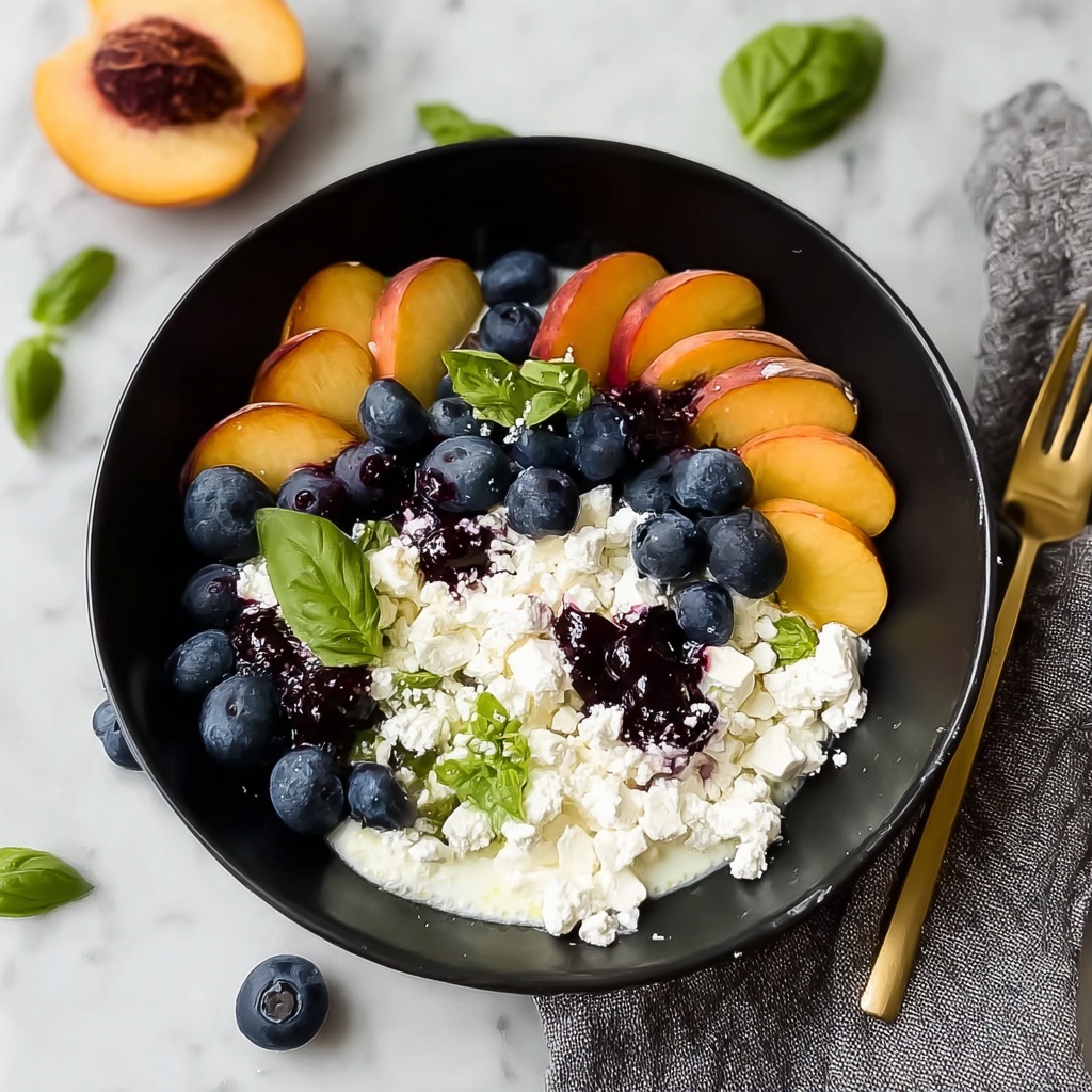 Blueberry Peach Feta Salad Recipe - Recipe Image