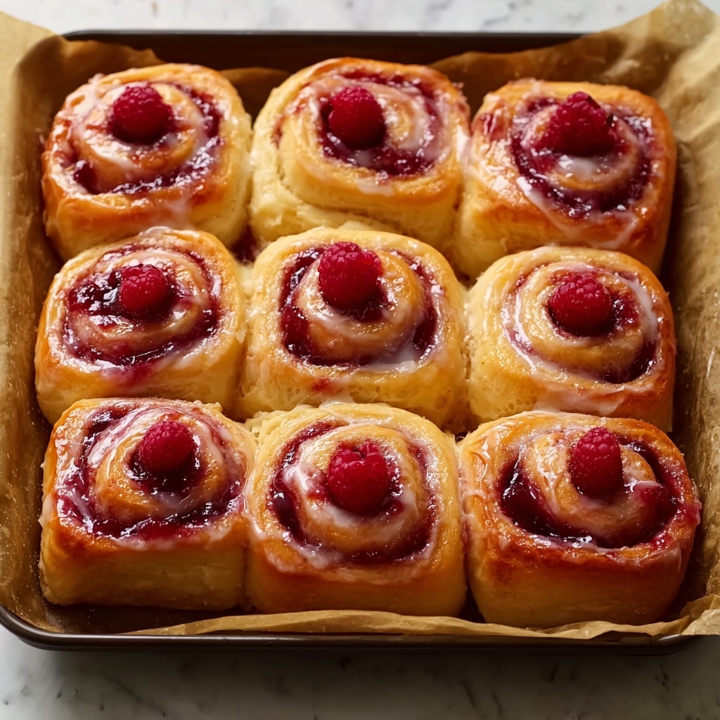 Raspberry Swirl Sweet Rolls Recipe - Recipe Image