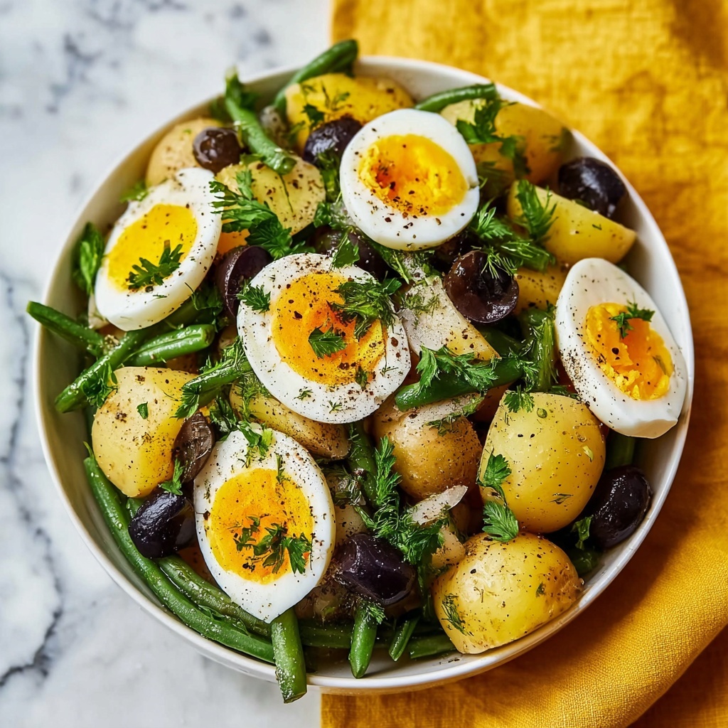 French-Style Potato and Green Bean Salad Recipe - Recipe Image