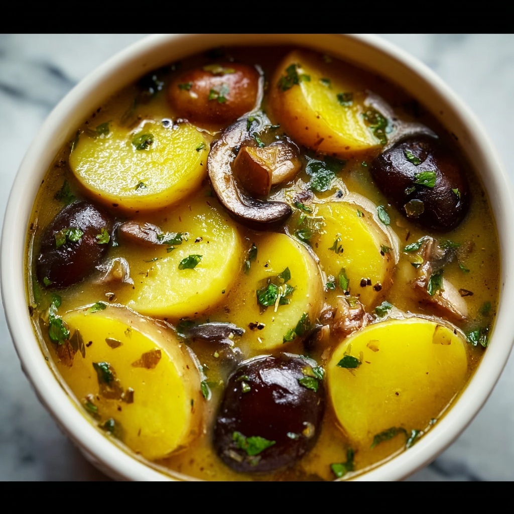 Mushroom Potato Soup Recipe - Recipe Image