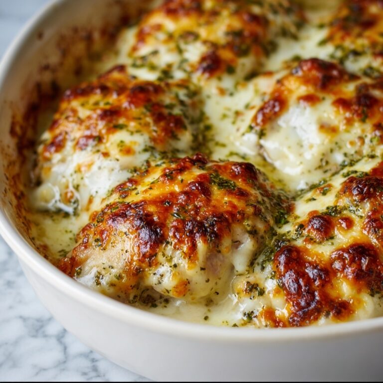 Golden Baked Provolone Chicken Recipe