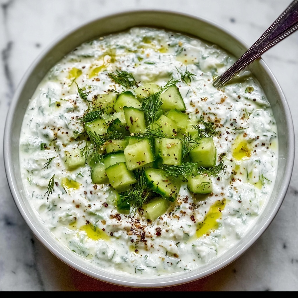 Cacik (Turkish Yogurt & Cucumber) Recipe - Recipe Image