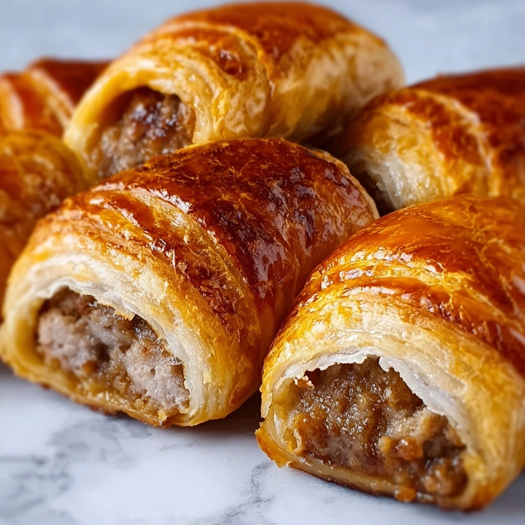 French Onion Sausage Rolls Recipe - Recipe Image