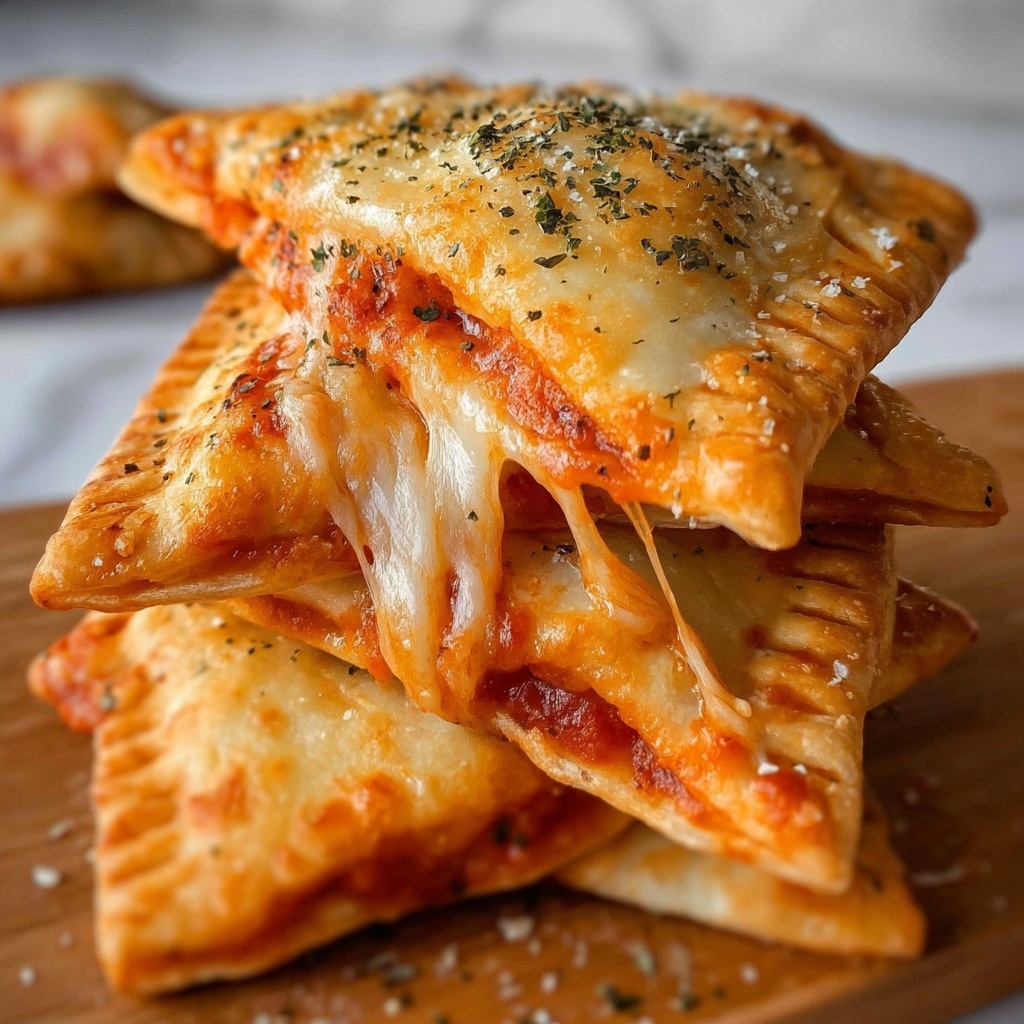 Homemade Pizza Pockets Recipe - Recipe Image