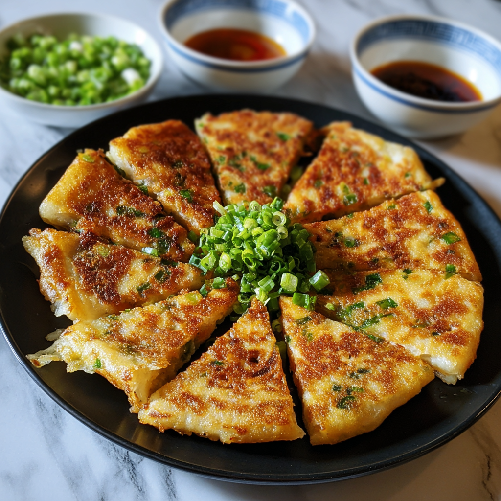 Korean Pancakes (Pajeon) Recipe - Recipe Image