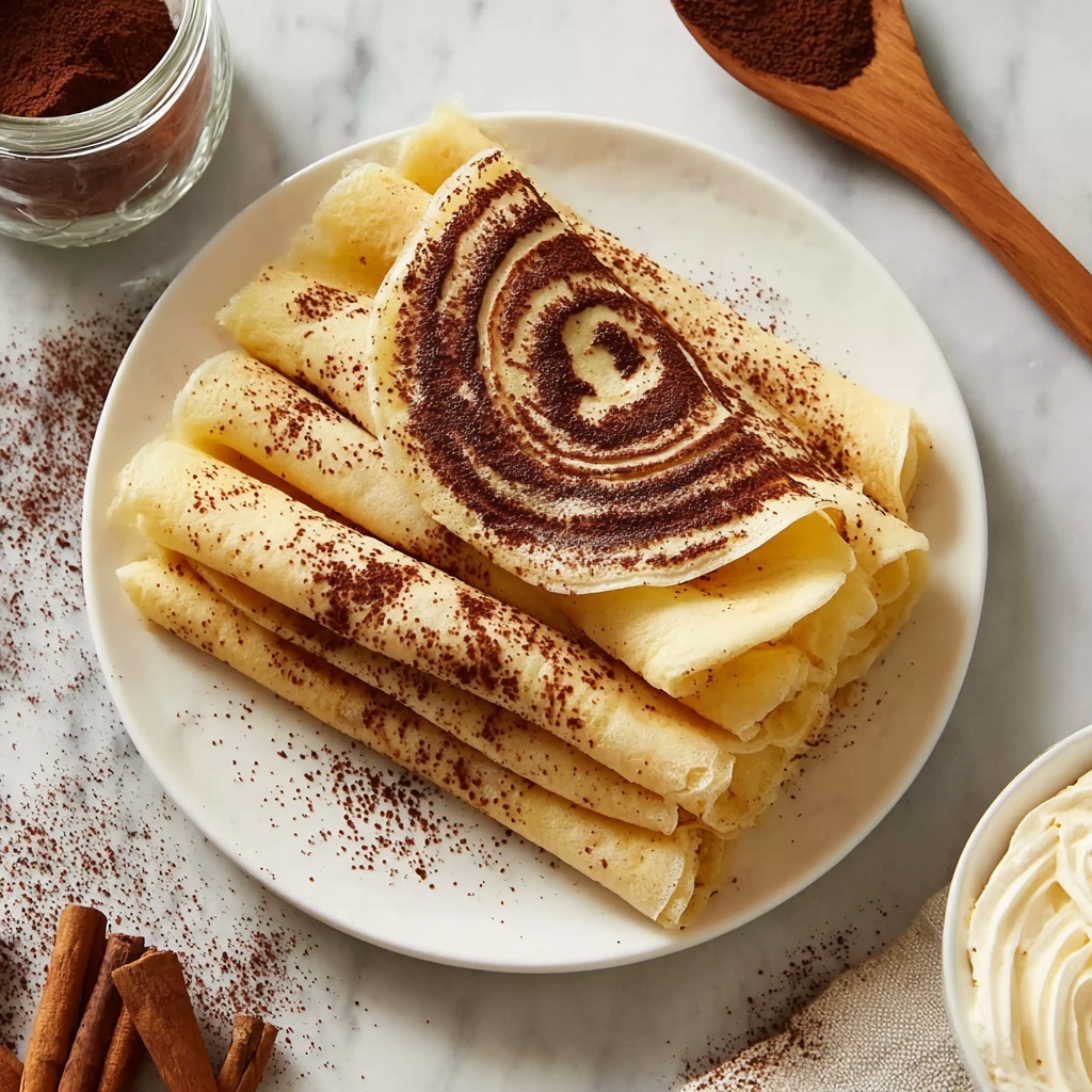 Cinnamon Roll Protein Crepes Recipe - Recipe Image