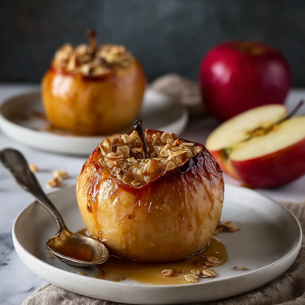 Almond Butter Baked Apples Recipe - Recipe Image