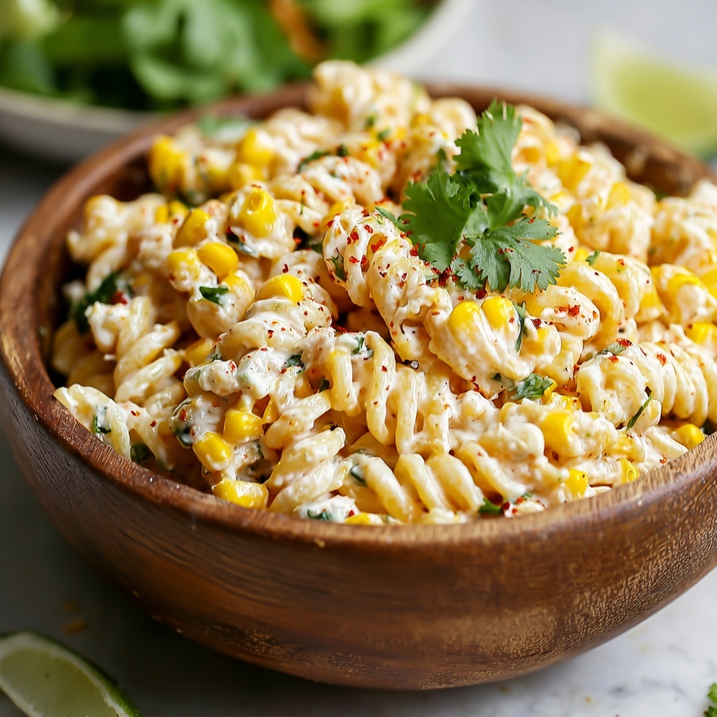 Mexican Street Corn Pasta Salad Recipe - Recipe Image