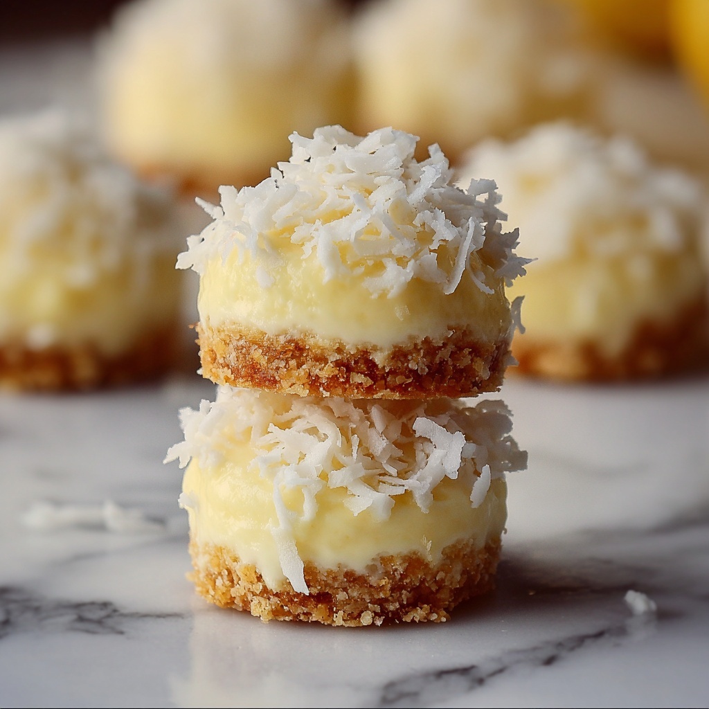 Lemon Coconut Cheesecake Cookies Recipe - Recipe Image