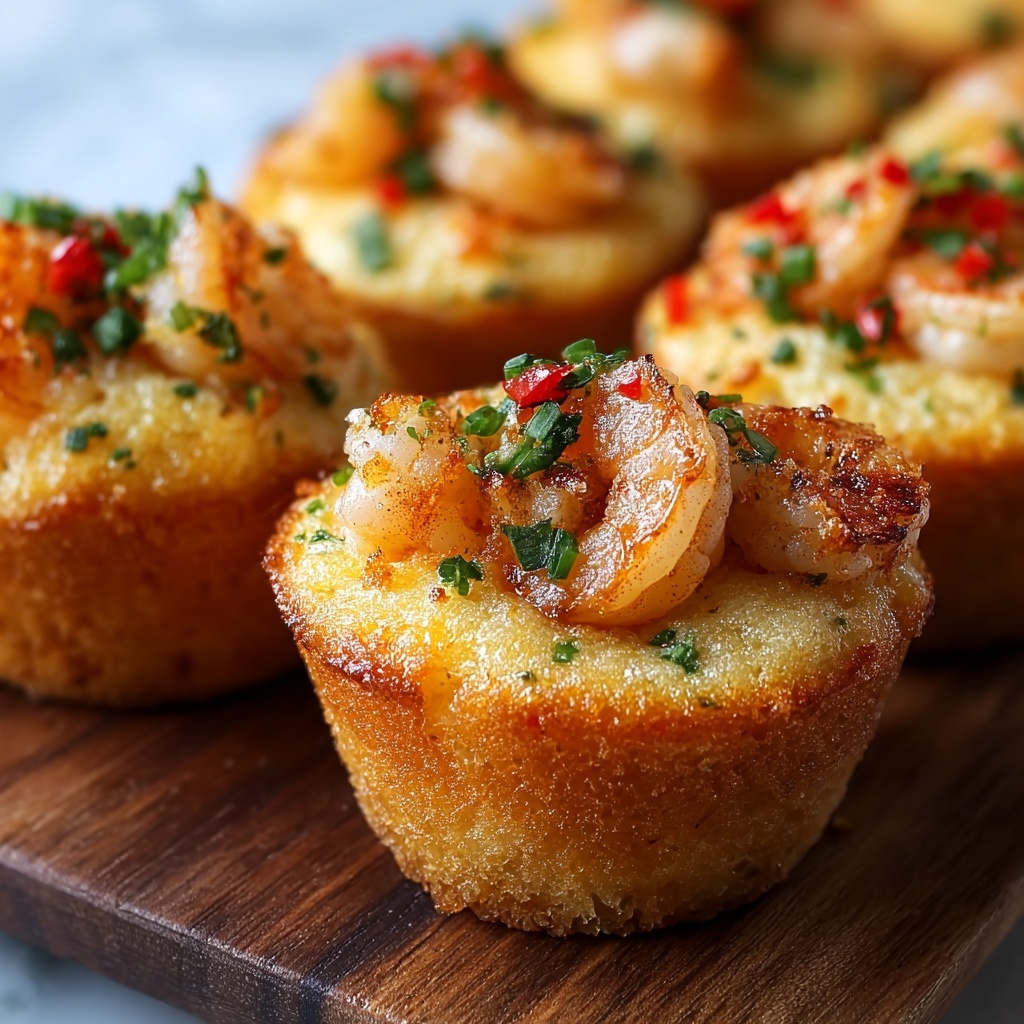 Mini Deviled Crab Cornbread Muffins Recipe - Recipe Image