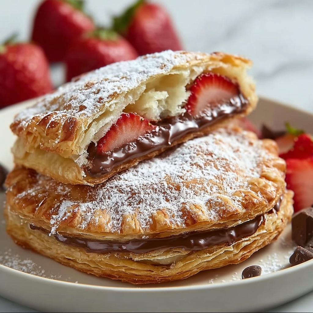 Strawberry Nutella Hand Pies Recipe - Recipe Image