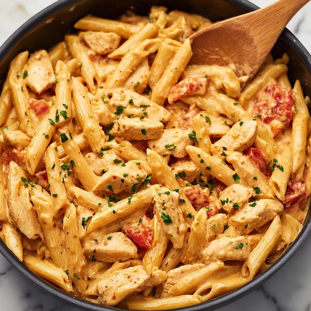 Cashew Cream Cajun Chicken Pasta Recipe - Recipe Image