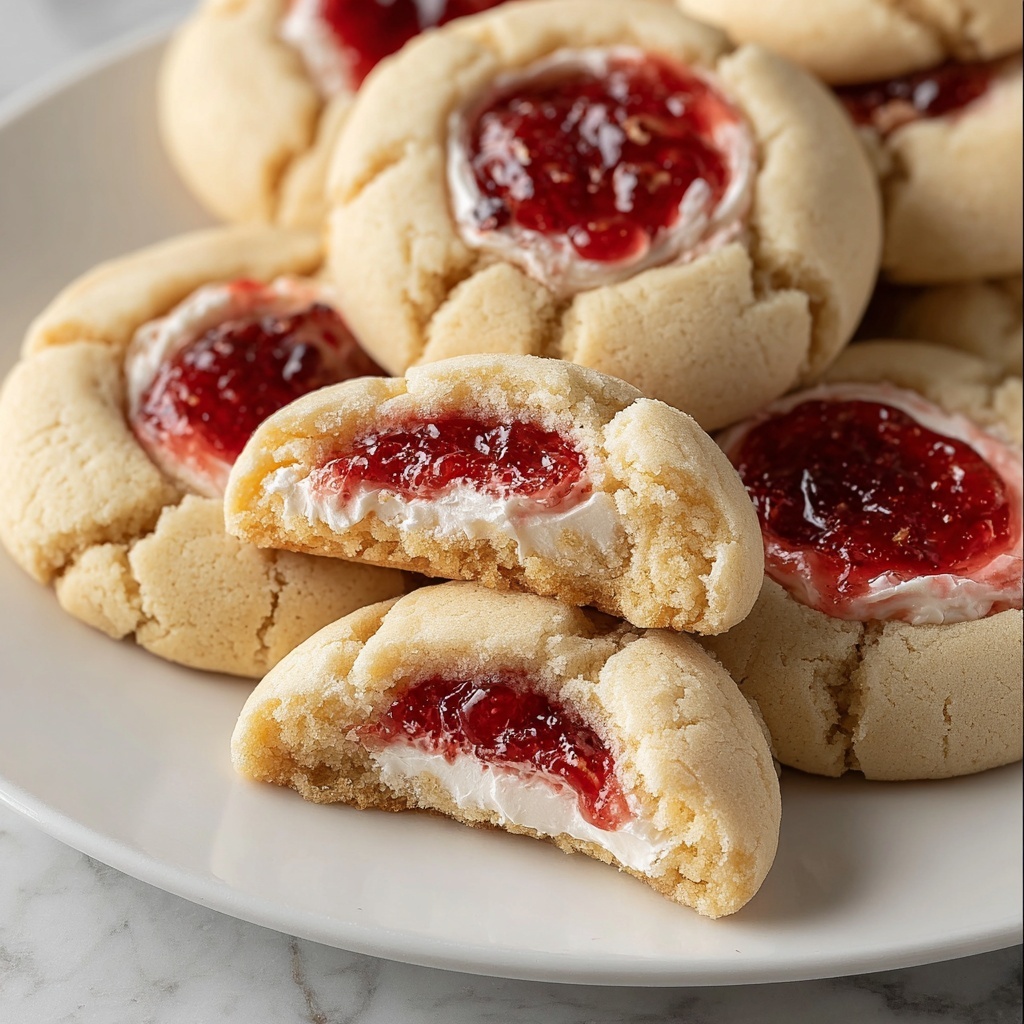 Strawberry Cheesecake Stuffed Cookies Recipe - Recipe Image