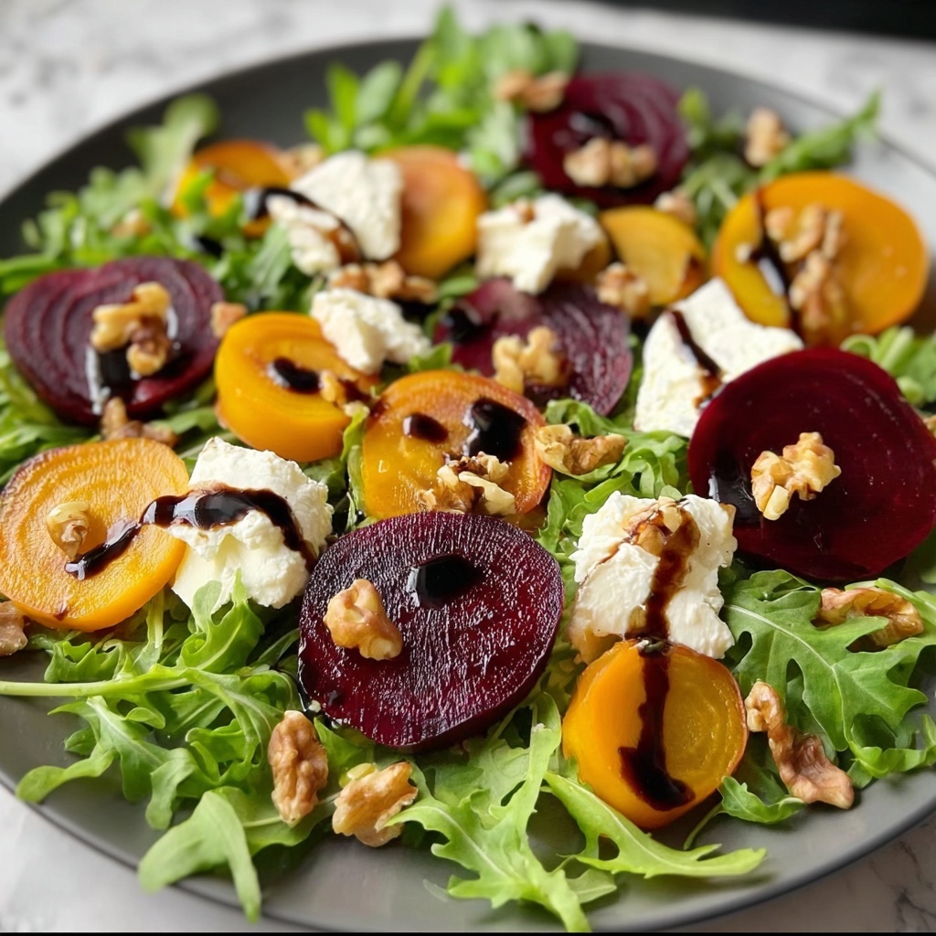 Beet Salad with Goat Cheese and Balsamic Recipe - Recipe Image
