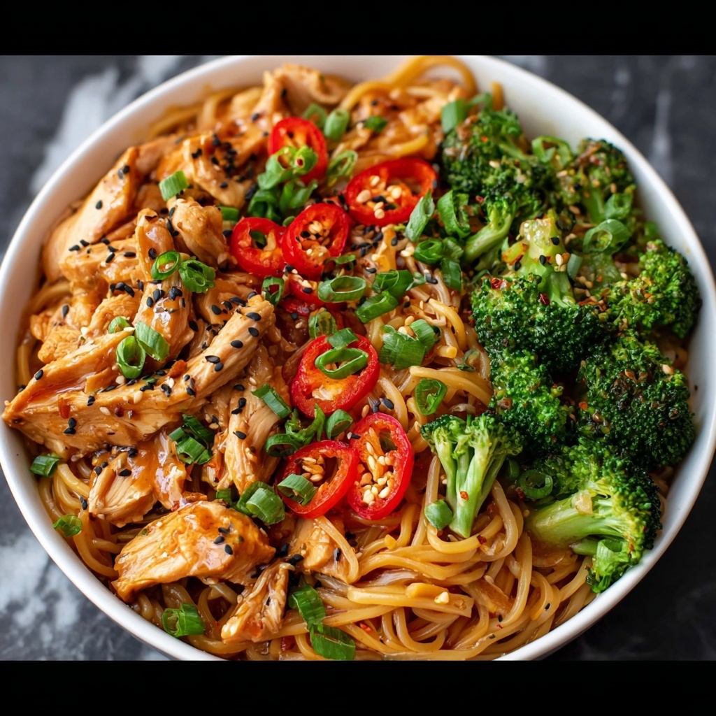 Chicken Stir-Fry with Rice Noodles Recipe - Recipe Image