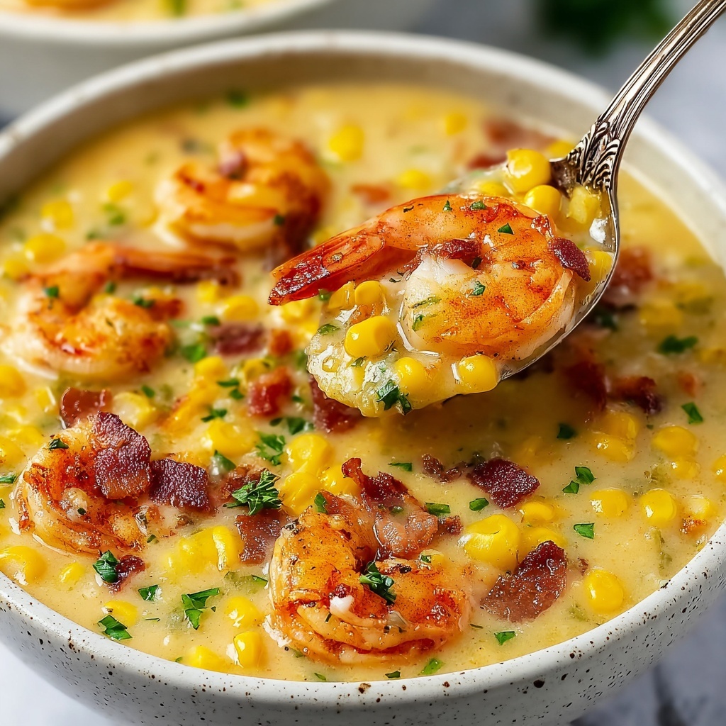 Louisiana Shrimp and Corn Bisque Recipe - Recipe Image