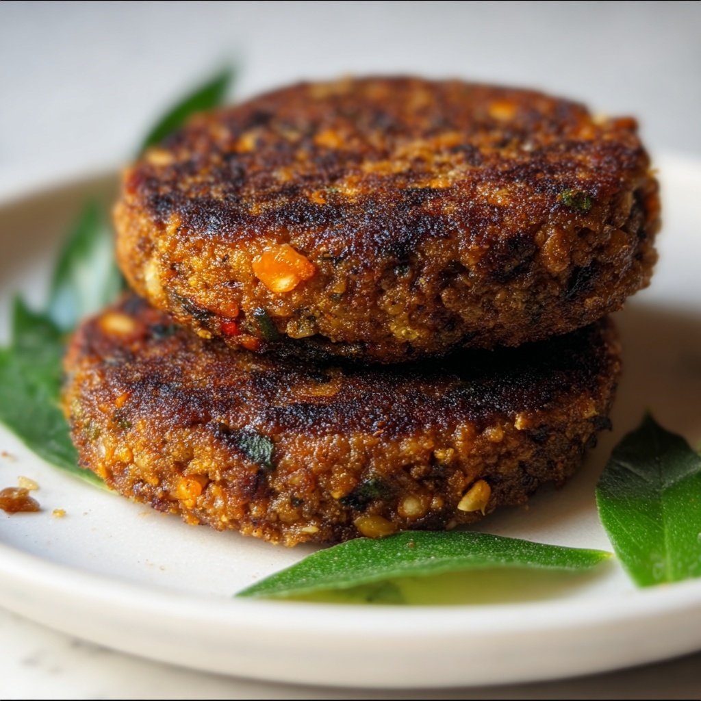 Vegan Breakfast Sausage Patties Recipe - Recipe Image