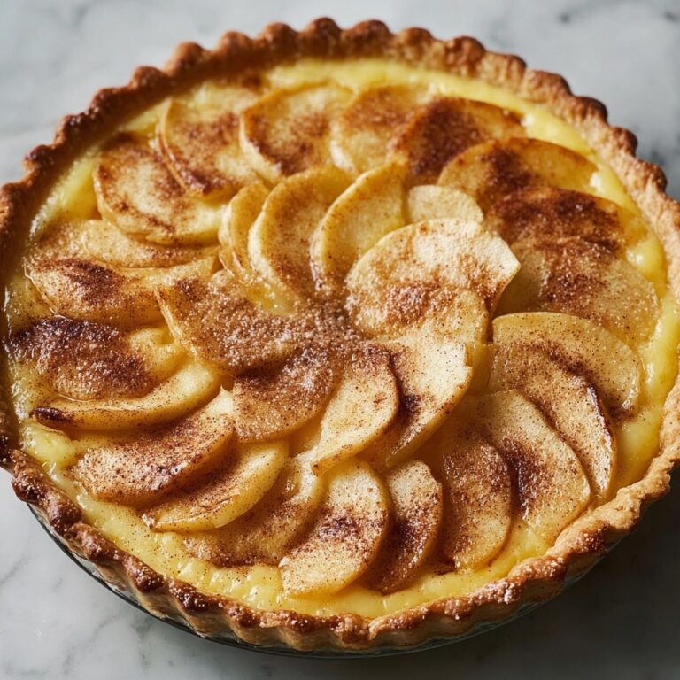 French Apple Custard Pie Recipe