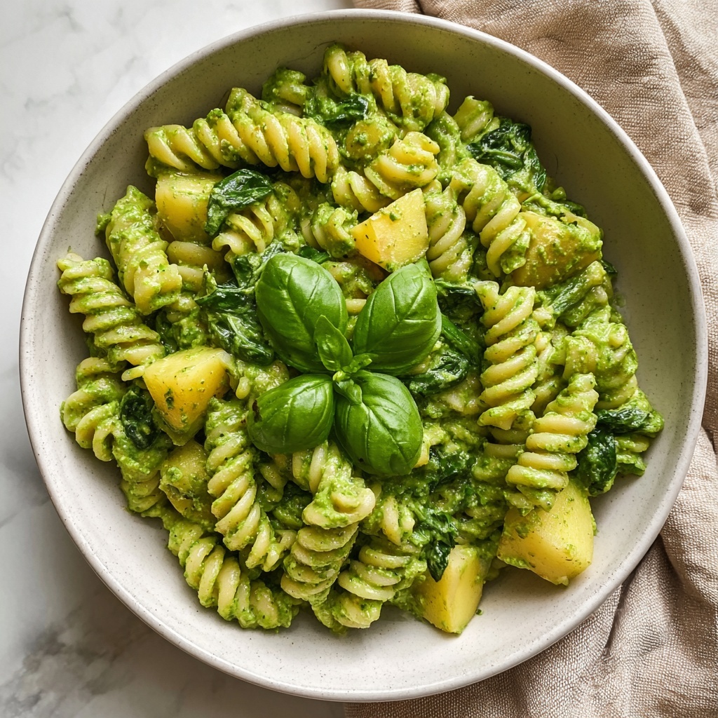 Creamy Avocado Green Goddess Pasta Recipe - Recipe Image