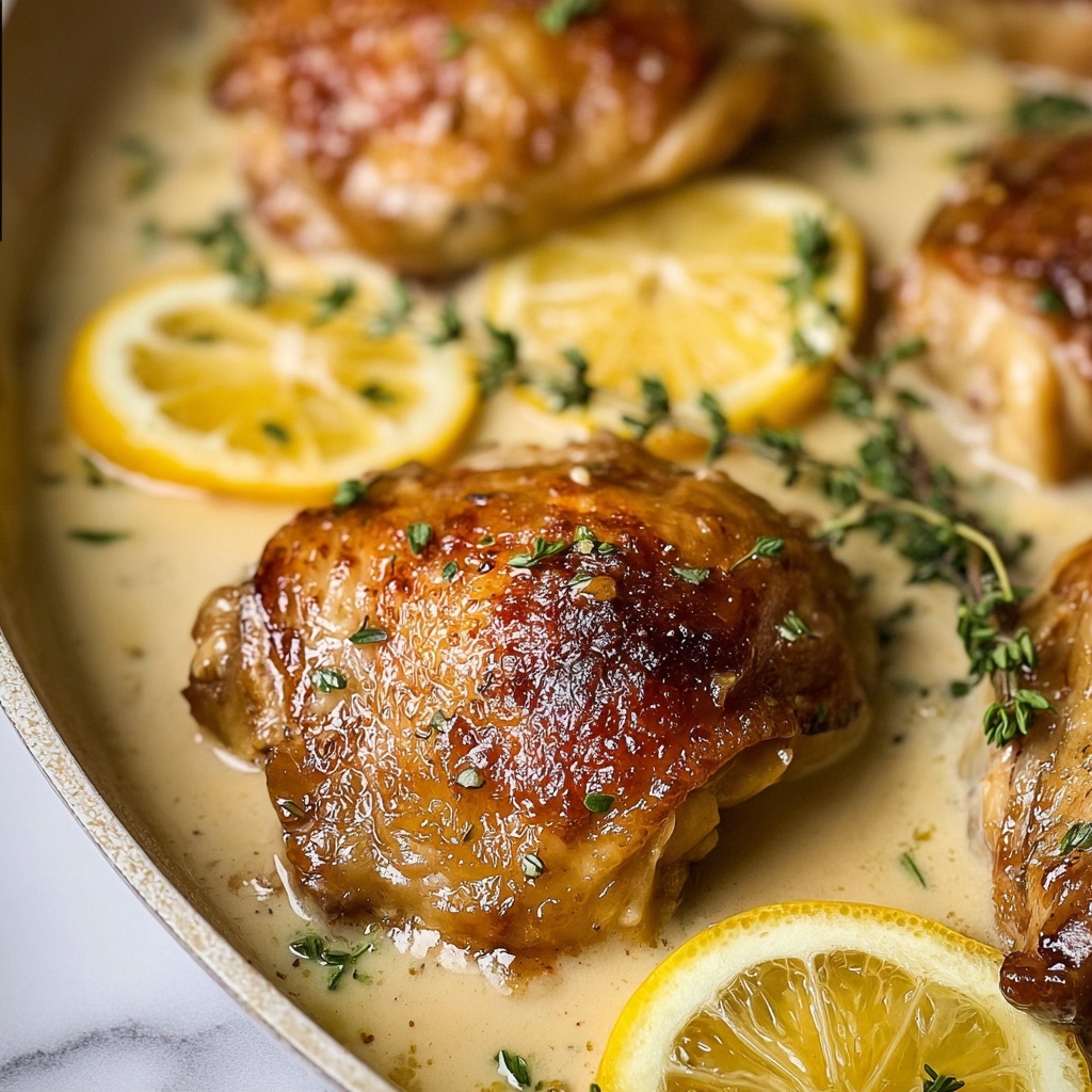 Lemon Cream Chicken Recipe - Recipe Image