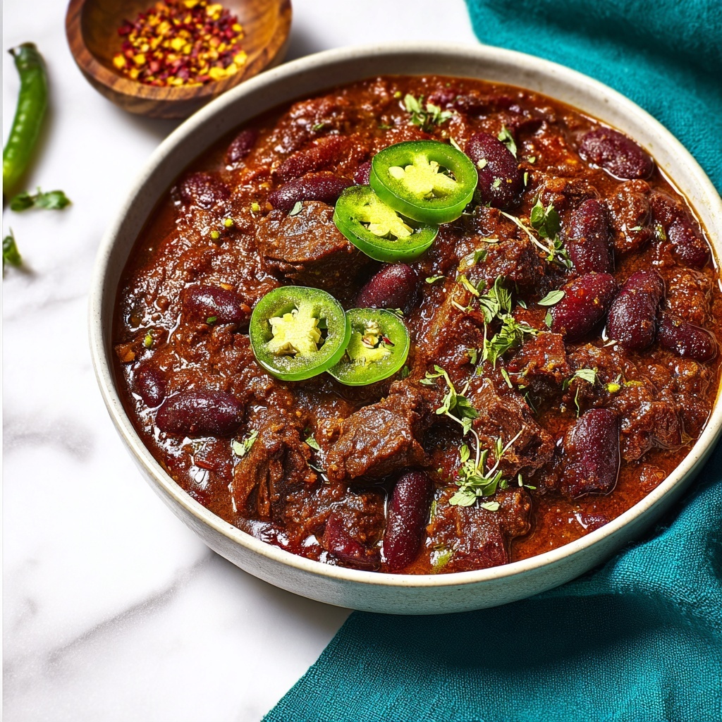 Short Rib and Chorizo Chili Recipe - Recipe Image