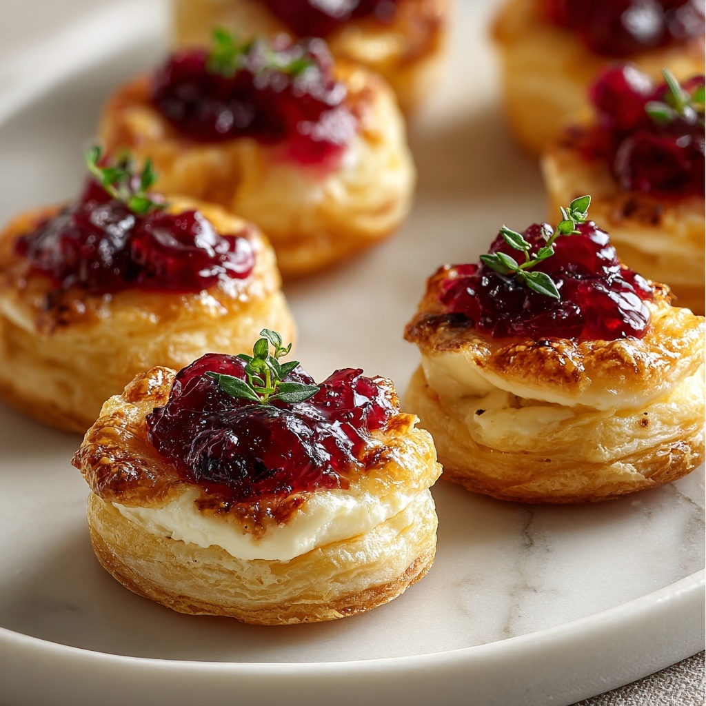 Cranberry Brie Bites Recipe - Recipe Image