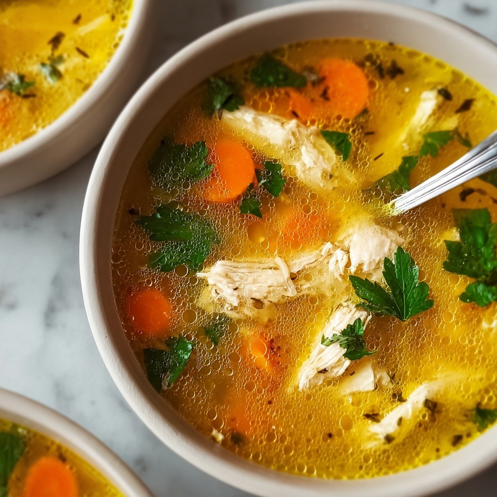 Anti-Inflammatory Turmeric Chicken Soup Recipe - Recipe Image