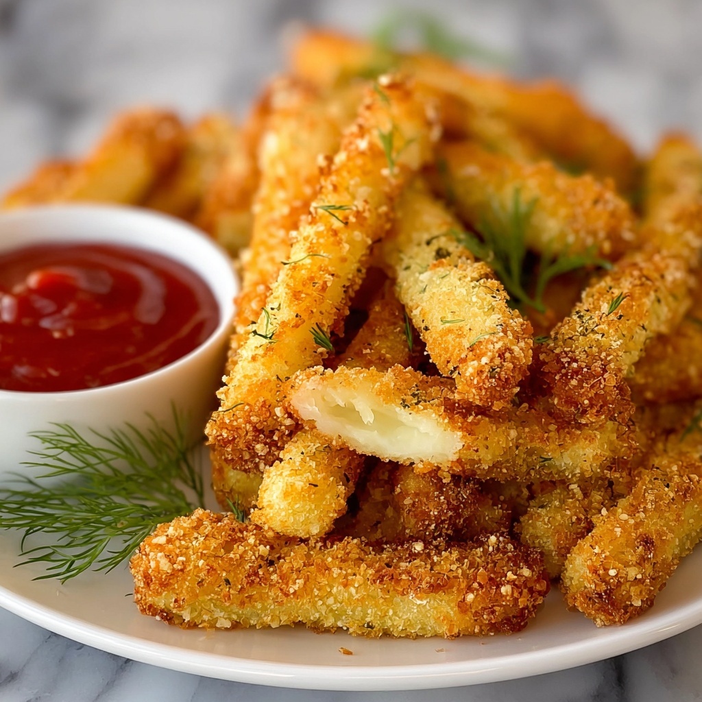 Dill Pickle Chip Mozzarella Sticks Recipe - Recipe Image
