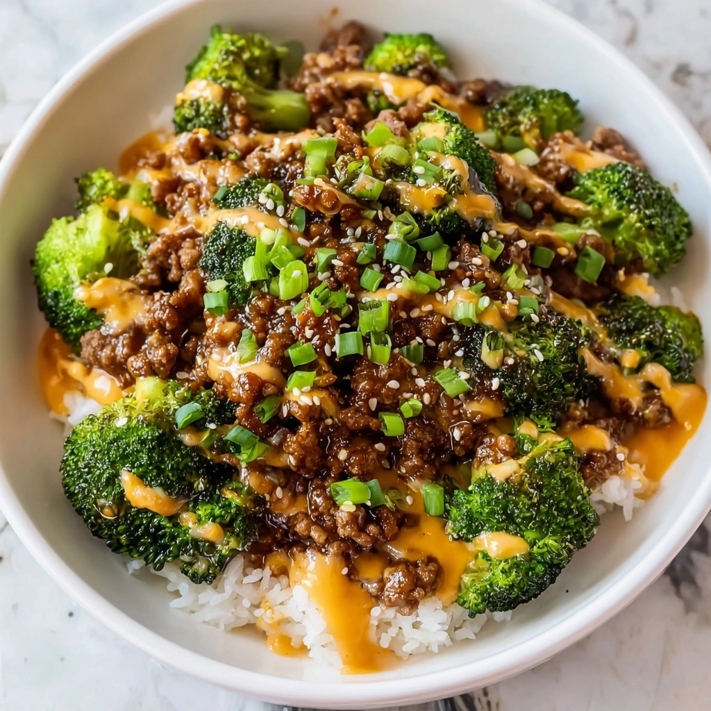 Teriyaki Ground Beef & Broccoli Bowl Recipe - Recipe Image
