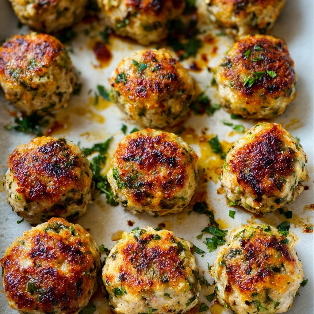 Italian-Style Chicken Meatballs Recipe - Recipe Image