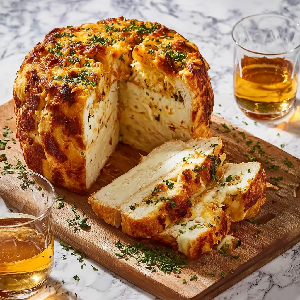 Garlic Herb Cheddar Cheese Bread Recipe - Recipe Image