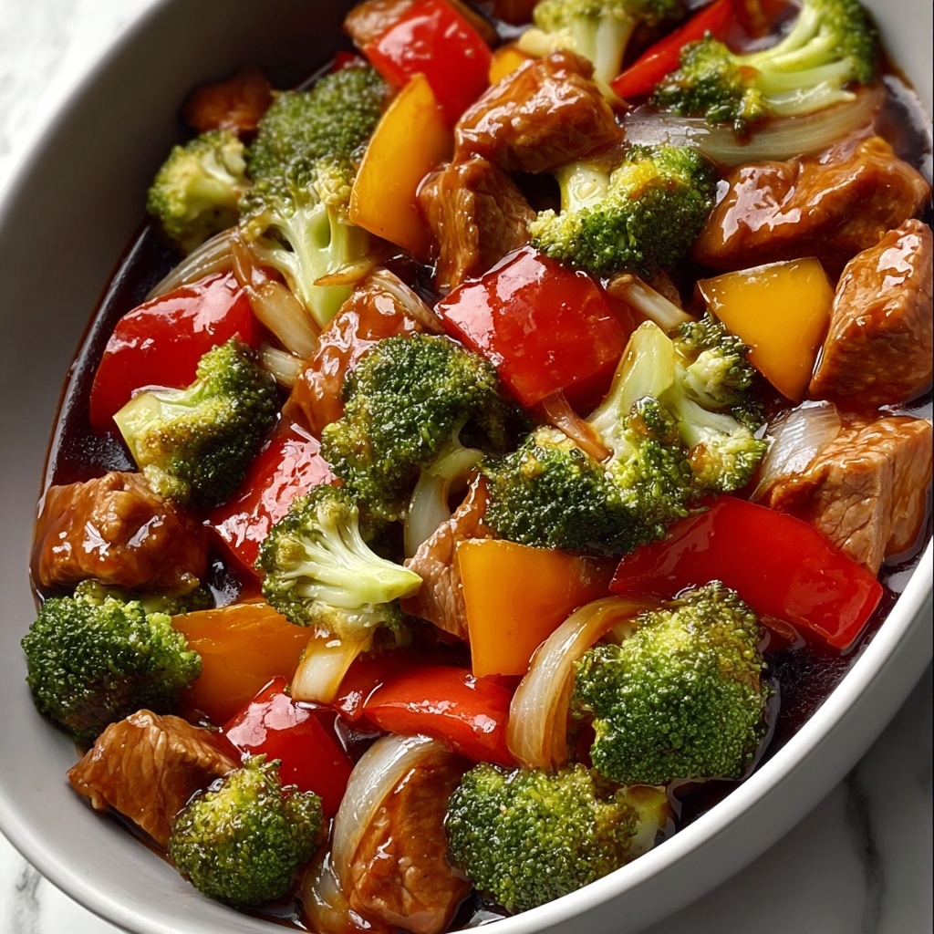 Sweet & Savory Chicken Stir Fry with Bell Peppers and Broccoli Recipe - Recipe Image