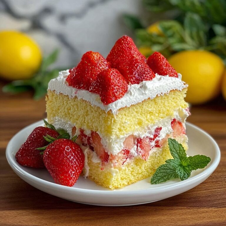 Strawberry Lemonade Poke Cake Recipe