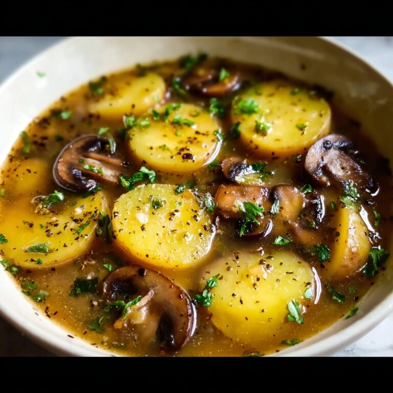 Mushroom Potato Soup Recipe