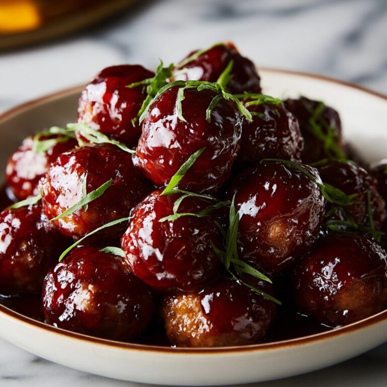 Cranberry Glazed Meatballs Recipe