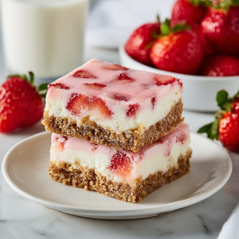 Strawberry Cheesecake Bars Recipe