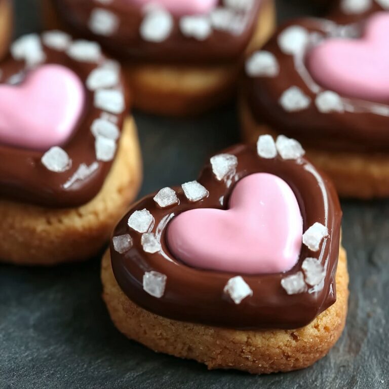 Chocolate-Covered Heart-Shaped Pretzels Recipe
