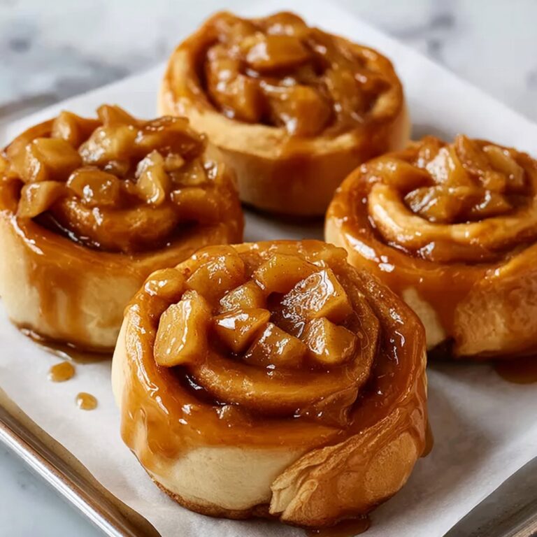 Caramel Apple Cinnamon Rolls Recipe