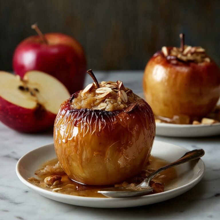 Almond Butter Baked Apples Recipe