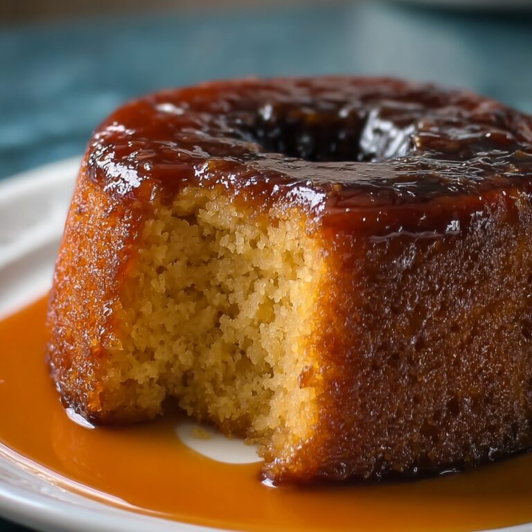 Slow Cooker Golden Syrup Sponge Recipe