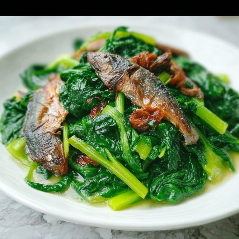 Fried Dace with Stir-Fried Greens Recipe