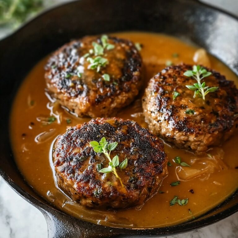 Slow-Cooked Turkey Salisbury Steak Recipe