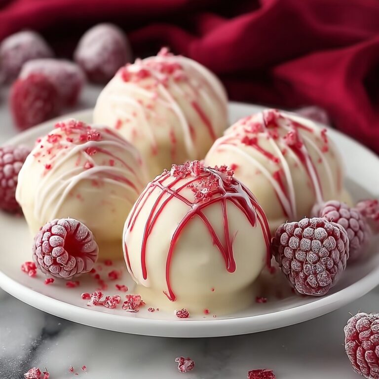White Chocolate Raspberry Cheesecake Balls Recipe